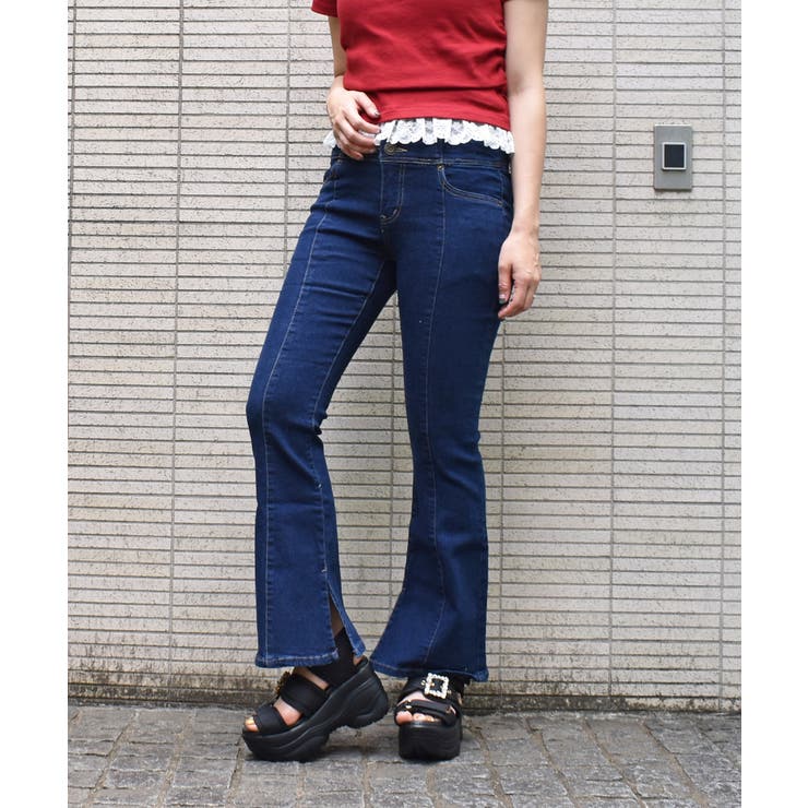 デニムフレアーパンツ | FUN | 詳細画像50 