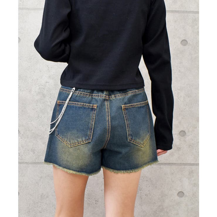 チェーンツキショートパンツ[品番：TRNW0002042]｜FUN（ファン）の