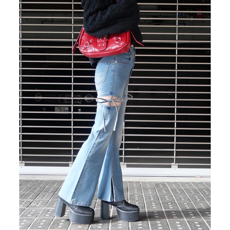 サイドカットリボンパンツ | FUN | 詳細画像2 