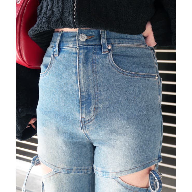 サイドカットリボンパンツ | FUN | 詳細画像4 