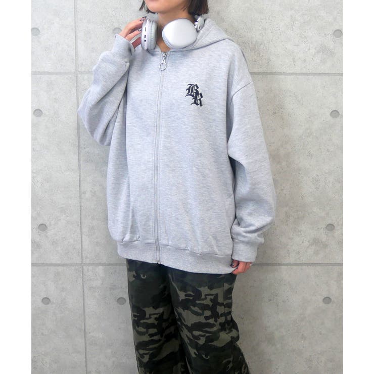 バッククロスジップパーカー | FUN | 詳細画像11 