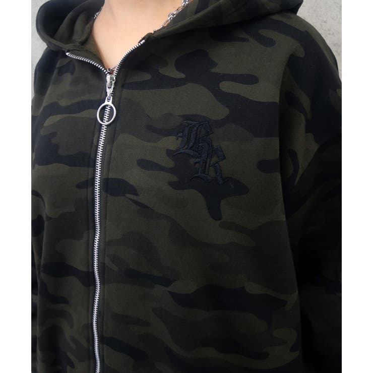 バッククロスジップパーカー | FUN | 詳細画像5 