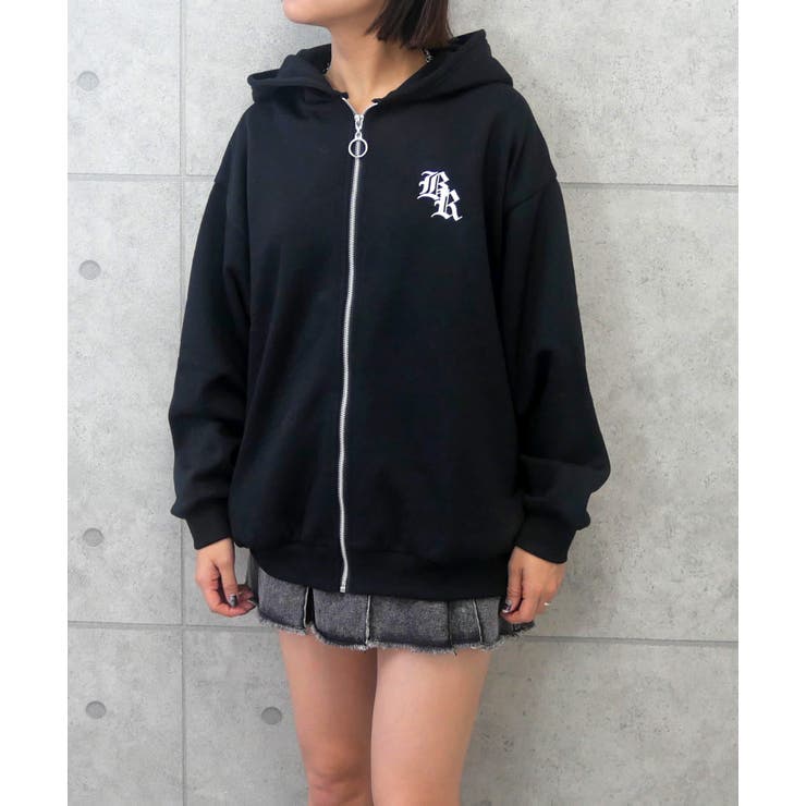 バッククロスジップパーカー | FUN | 詳細画像7 