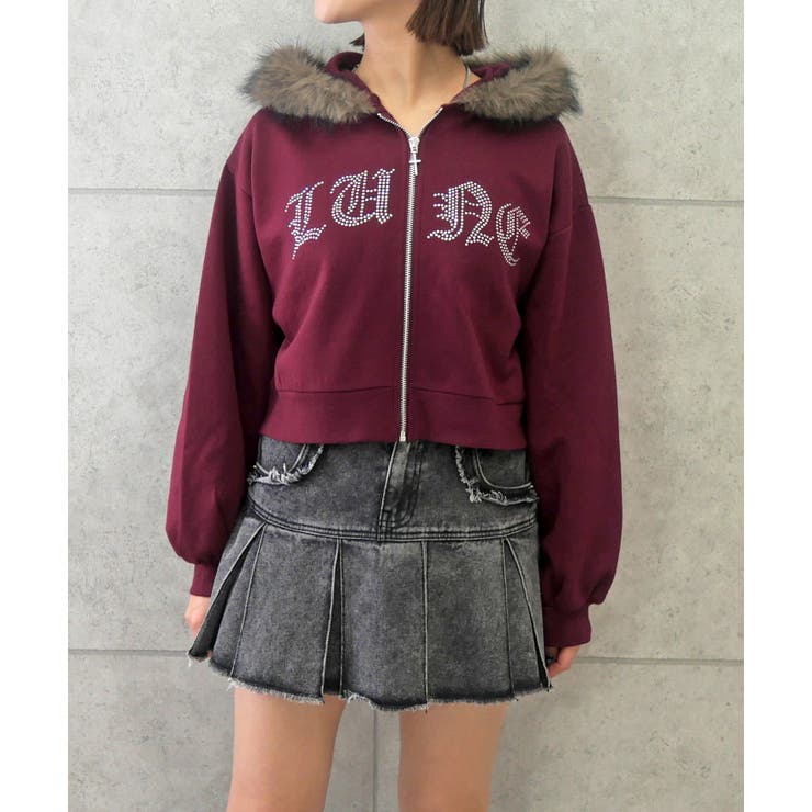 ファーショートパーカー | FUN | 詳細画像5 