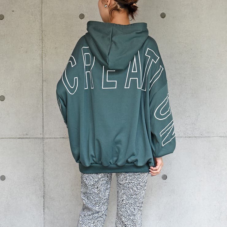 デカロゴパーカー デカロゴジップパーカー[品番：TRNW0001936]｜FUN（ファン）の