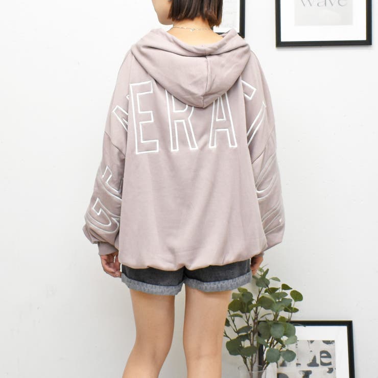 デカロゴパーカー[品番：TRNW0000632]｜FUN（ファン）のレディース