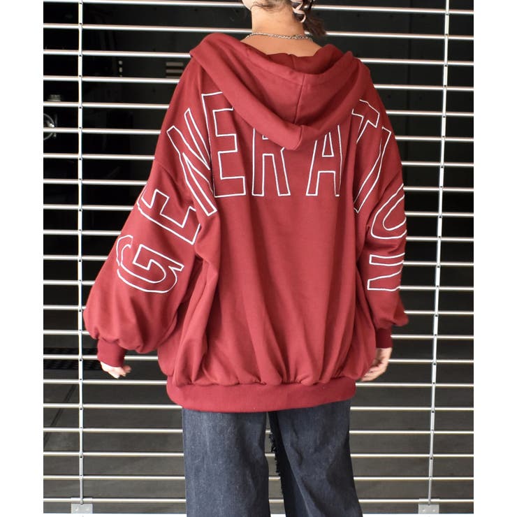 デカロゴパーカー デカロゴジップパーカー[品番：TRNW0001936]｜FUN（ファン）の