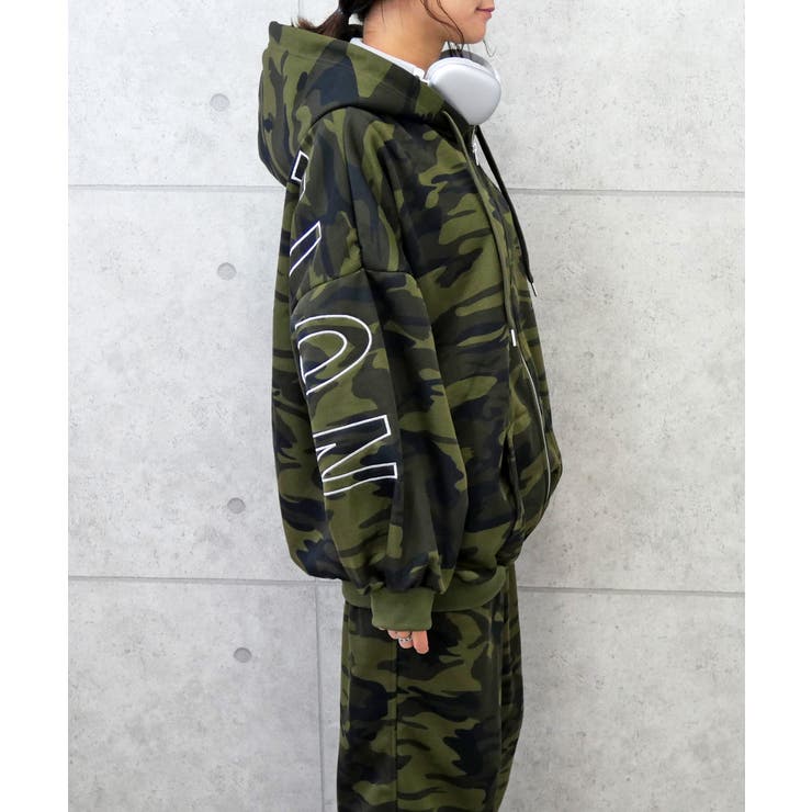 バックロゴジップパーカー | FUN | 詳細画像2 