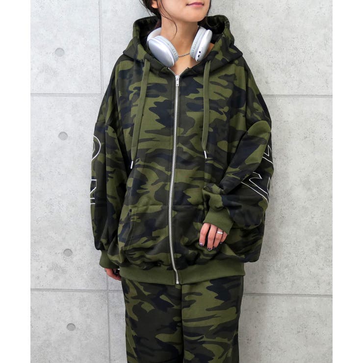 バックロゴジップパーカー | FUN | 詳細画像3 