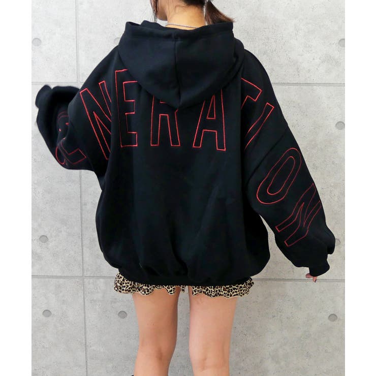 バックロゴジップパーカー | FUN | 詳細画像4 