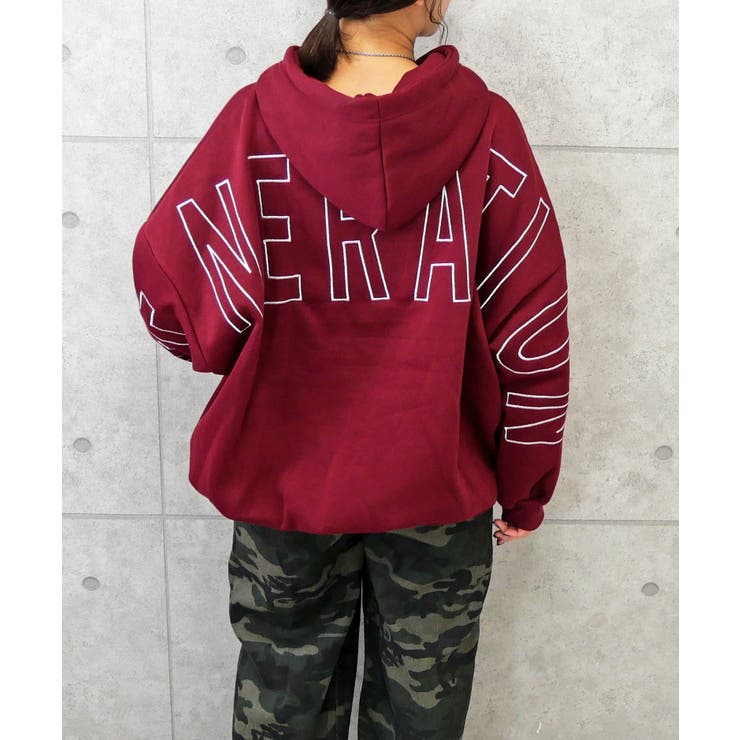 バックロゴジップパーカー | FUN | 詳細画像5 