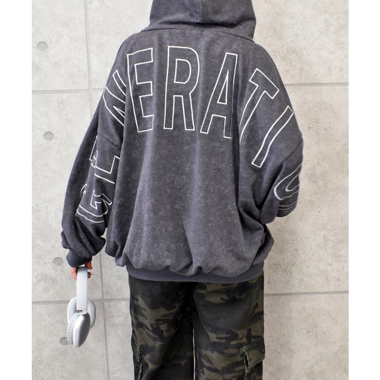 ラメロゴジップパーカー | FUN | 詳細画像11 