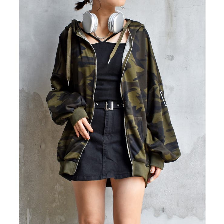 ラメロゴジップパーカー | FUN | 詳細画像3 