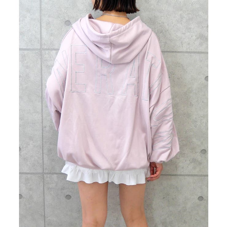 ラメロゴジップパーカー | FUN | 詳細画像7 