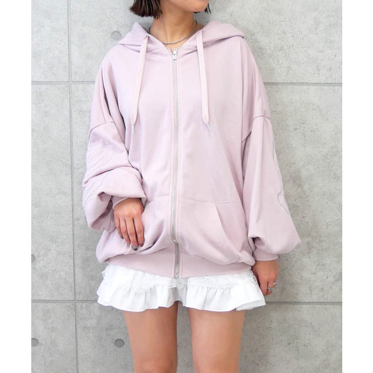 ラメロゴジップパーカー | FUN | 詳細画像8 