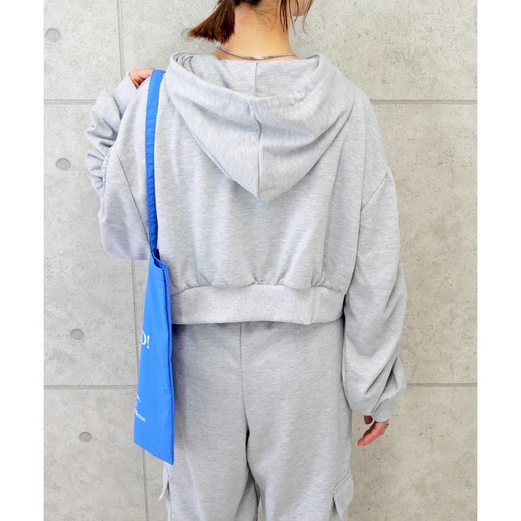 ラメショートパーカー | FUN | 詳細画像3 