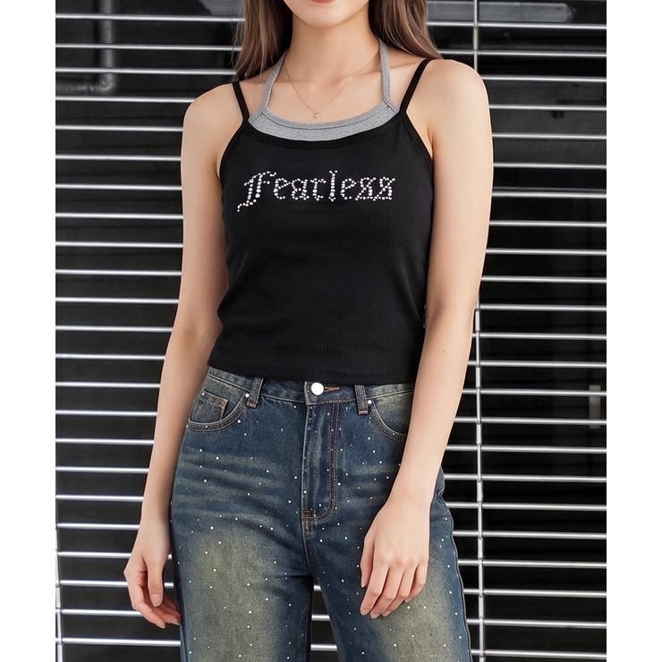 ストーンレイヤードキャミ | FUN | 詳細画像1 