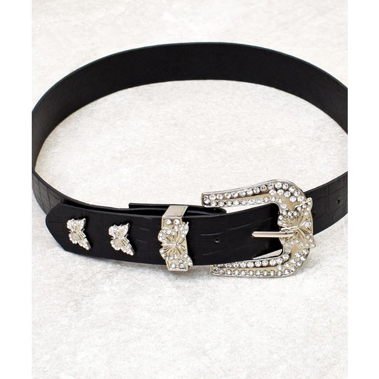 ブラック | ストーンバタフライベルト | FUN