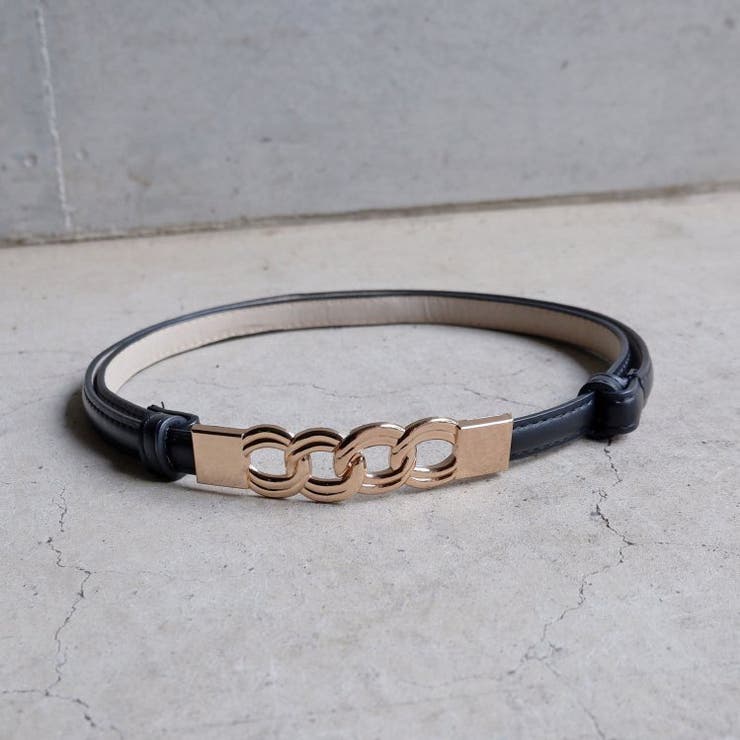 ブラック | チェーンバックルベルト | FUN