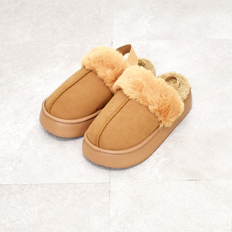キャメル | ムートンスリッポン | FUN