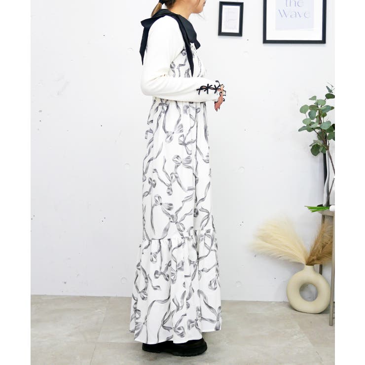 リボンガラワンピース | FUN | 詳細画像2 