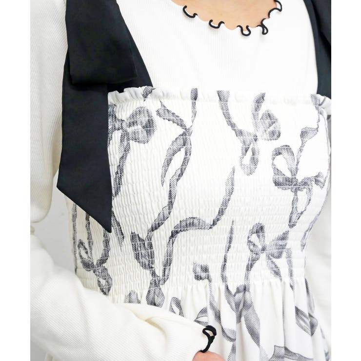 リボンガラワンピース | FUN | 詳細画像5 