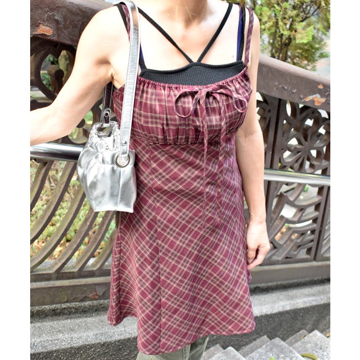 チェックミニワンピース[品番：TRNW0001835]｜FUN（ファン）の