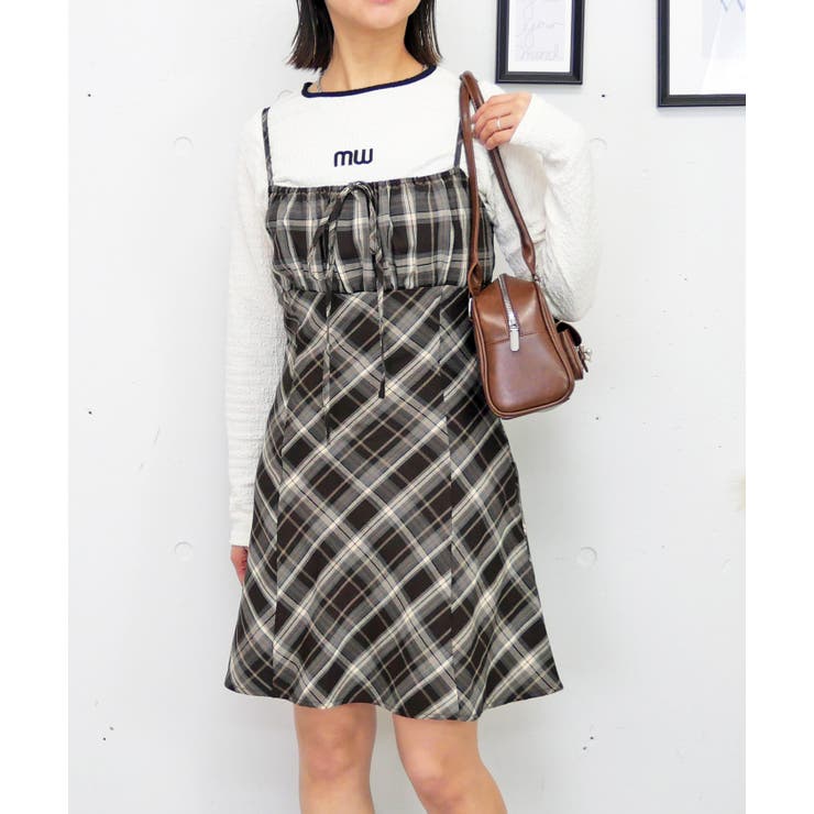 チェックミニワンピース | FUN | 詳細画像1 