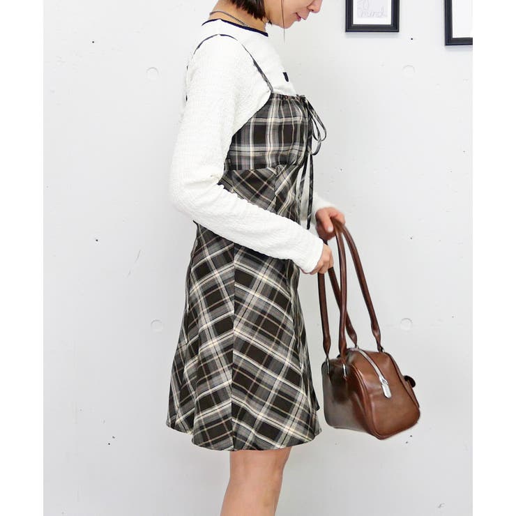 チェックミニワンピース | FUN | 詳細画像3 