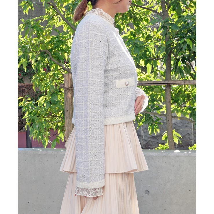 ラメツイードカーデ | FUN | 詳細画像2 