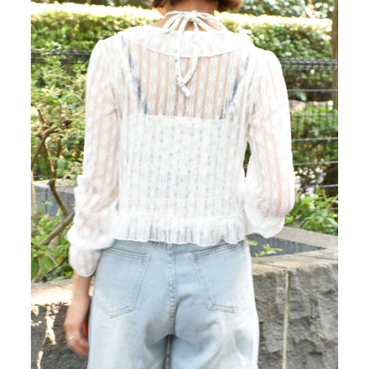 QutieFlash レースフリルボレロ QutieFlash レースフリルボレロ レースフリルボレロ風トップス