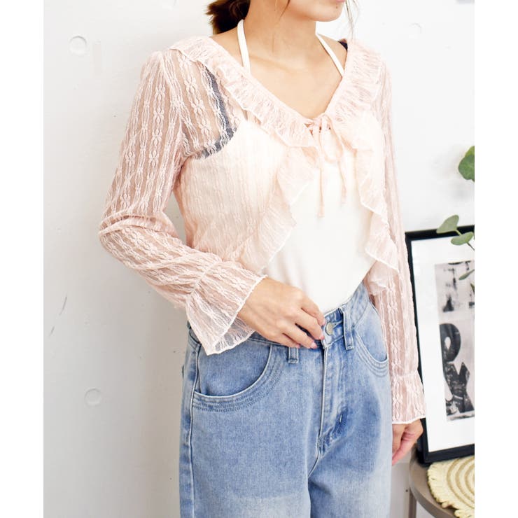 QutieFlash レースフリルボレロ QutieFlash レースフリルボレロ