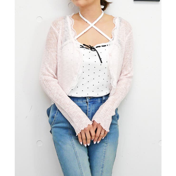 ピンク | スカシフリルボレロ | FUN