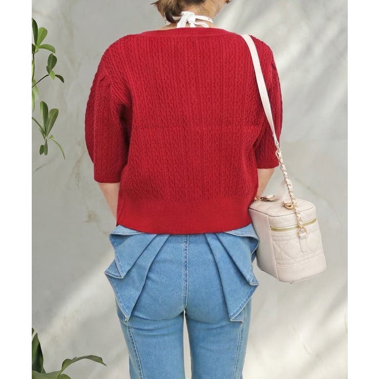 リボンボタンカーデ | FUN | 詳細画像3 