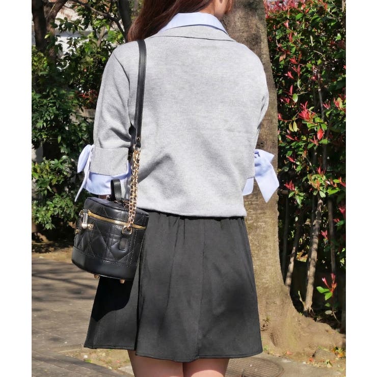 ソデリボンドッキングカーデ | FUN | 詳細画像3 