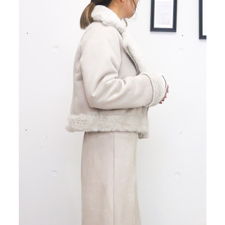 スエードフェイクファージャケット | FUN | 詳細画像2 