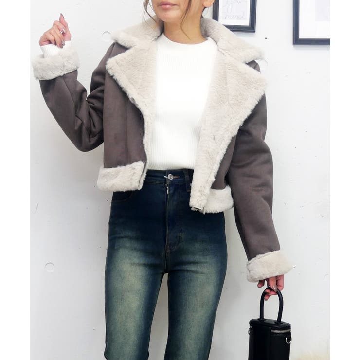 スエードフェイクファージャケット | FUN | 詳細画像6 