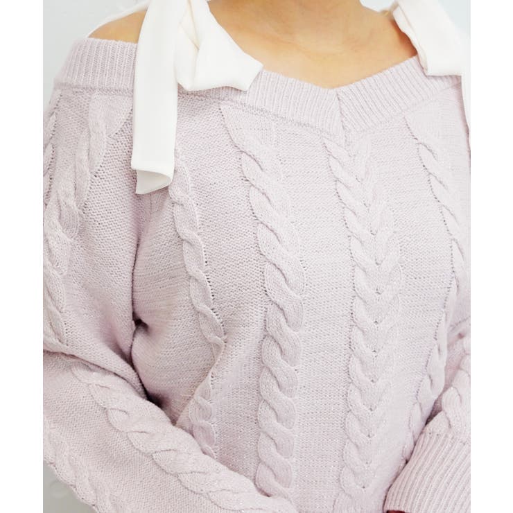 ラメカタリボンニット | FUN | 詳細画像4 