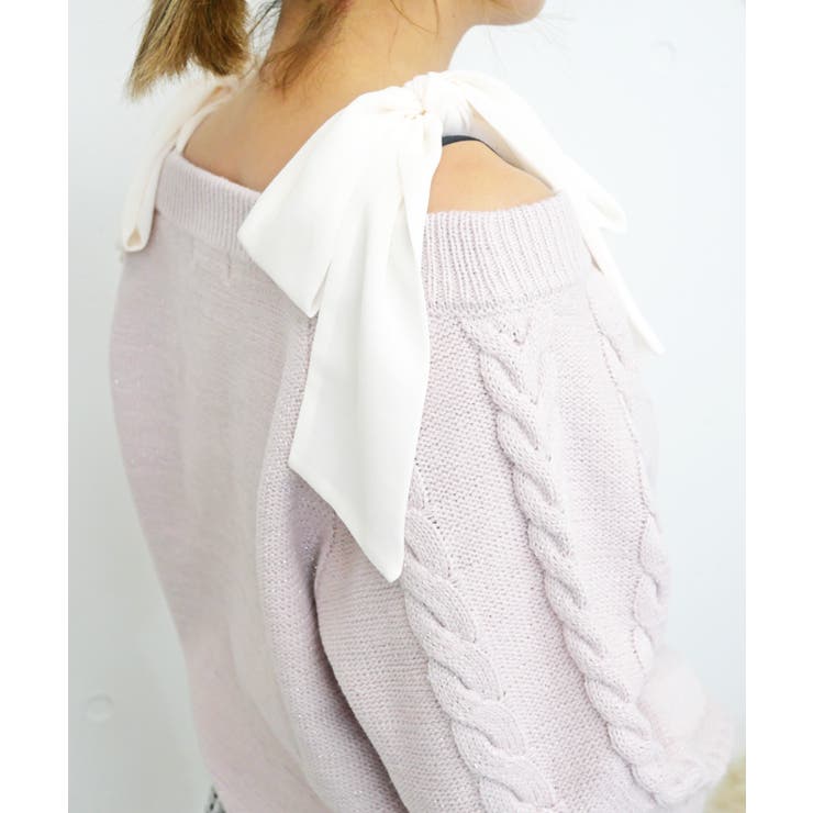 ラメカタリボンニット | FUN | 詳細画像5 