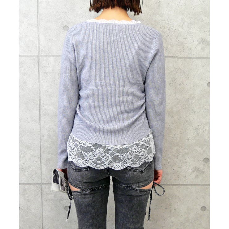 フロントリボンニット | FUN | 詳細画像3 