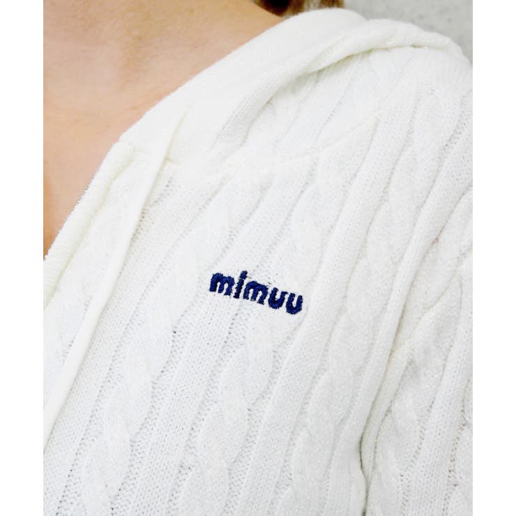 ケーブルフードニット | FUN | 詳細画像4 