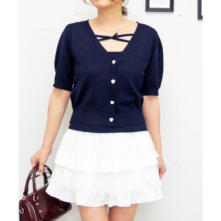 リボンキャミニットアンサンブル | FUN | 詳細画像6 