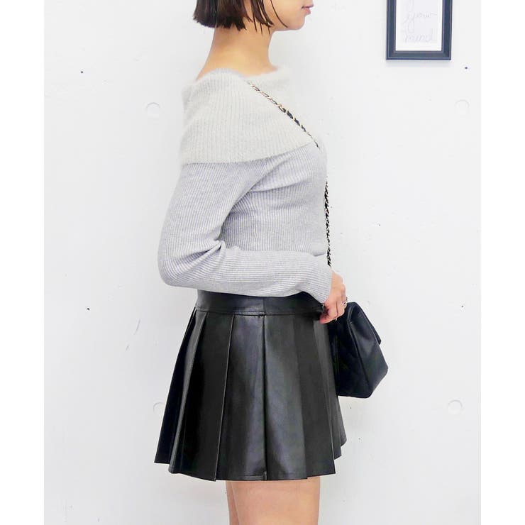 フェザーオフショルニット | FUN | 詳細画像2 