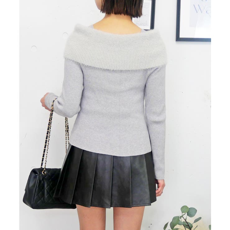 フェザーオフショルニット | FUN | 詳細画像3 