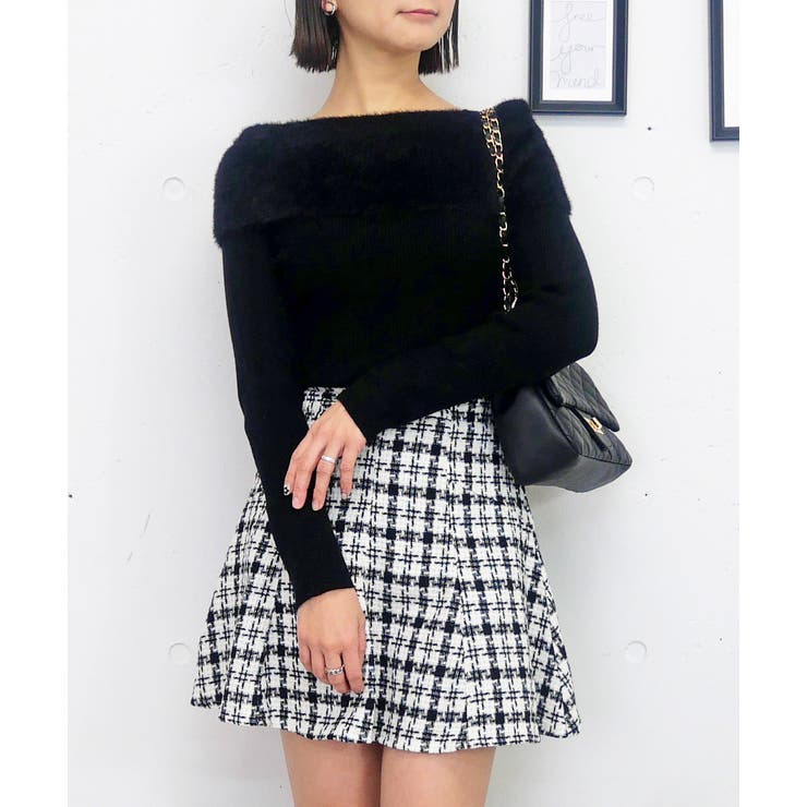 フェザーオフショルニット | FUN | 詳細画像4 