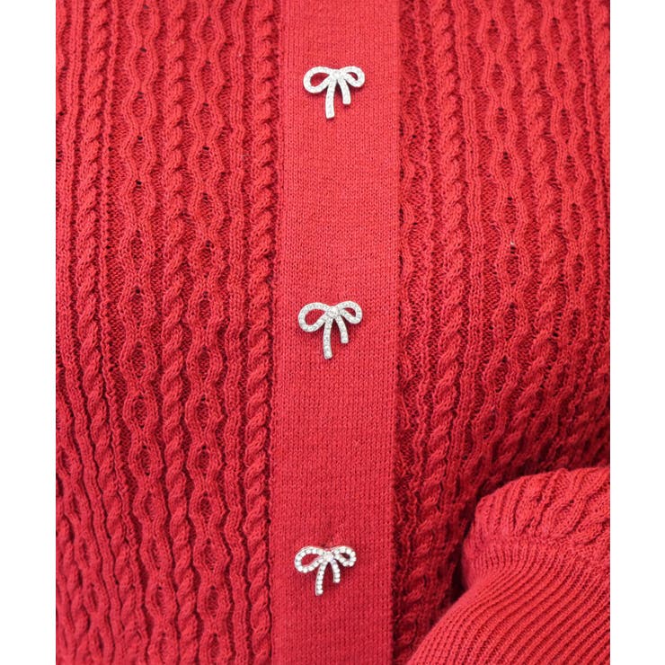 スソレースリボンニット | FUN | 詳細画像4 