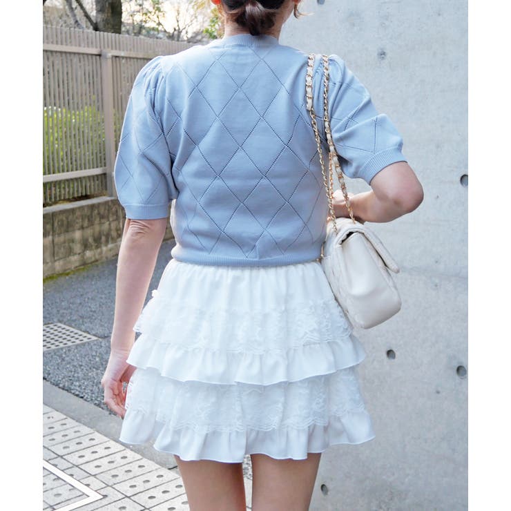 リボンパールニット | FUN | 詳細画像3 