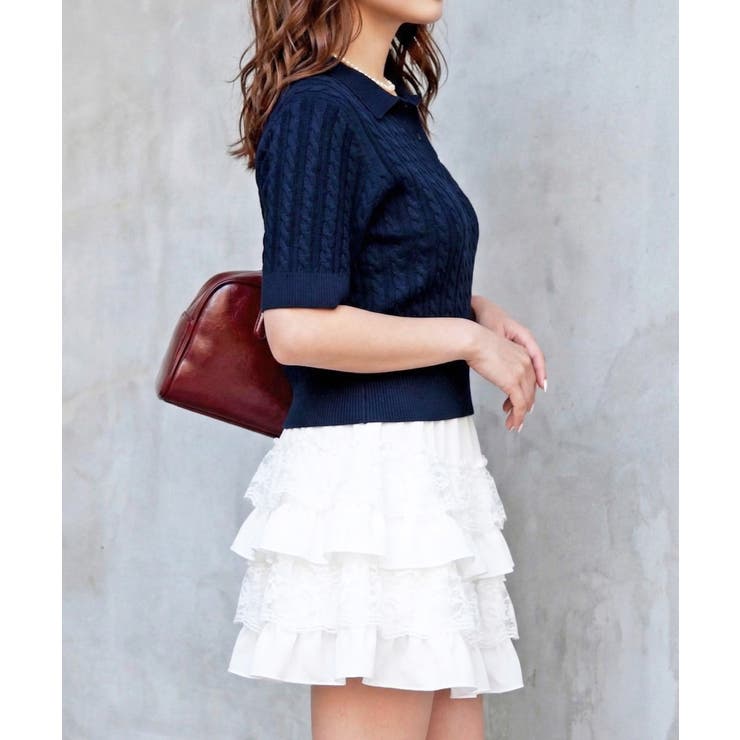 ケーブルスキッパーニット | FUN | 詳細画像2 