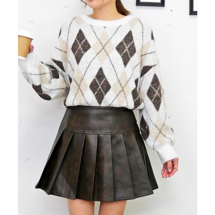 シャギーアーガイルニット | FUN | 詳細画像1 