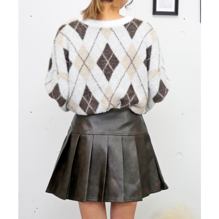 シャギーアーガイルニット | FUN | 詳細画像3 